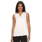 Women's Apt. 9&reg; Sleeveless Popover Top, Size: Large, Brt Pink