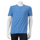 Men's Sonoma Goods For Life&trade; Flexwear Classic-fit Henley, Size: Large, Med Blue, Comfort Wear