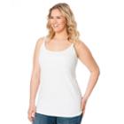 Plus Size Maternity Oh Baby By Motherhood&trade; Nursing Camisole, Women's, Size: 2xl, White