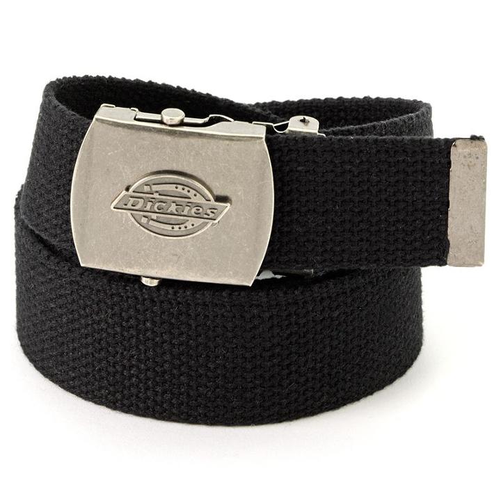 Dickies 1.25-inch Military Fabric Belt, Men's, Black