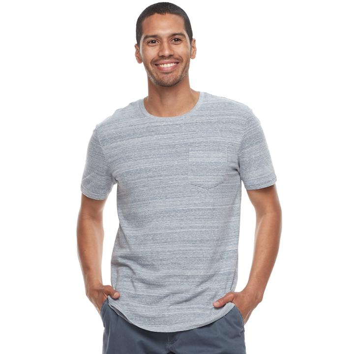 Men's Sonoma Goods For Life&trade; Supersoft Pocket Tee, Size: Xl, Blue