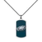 Men's Stainless Steel Philadelphia Eagles Dog Tag Necklace, Size: 22, Silver