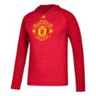 Men's Adidas Manchester United Pitch Street Hooded Tee, Size: Xl, Multicolor