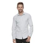 Men's Marc Anthony Slim-fit Stretch Woven Button-down Shirt, Size: Small, Light Blue