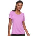 Women's Fila Sport&reg; Space-dyed Short Sleeve Tee, Size: Medium, Med Purple