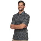 Men's Haggar Regular-fit Patio Polo, Size: Medium, Black