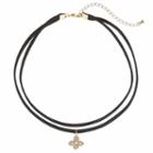 Apt. 9&reg; Four Leaf Clover Charm Double Strand Choker Necklace, Women's, Gold