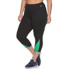 Plus Size Fila Sport&reg; Workout Crop Leggings, Women's, Size: 1xl, Med Green