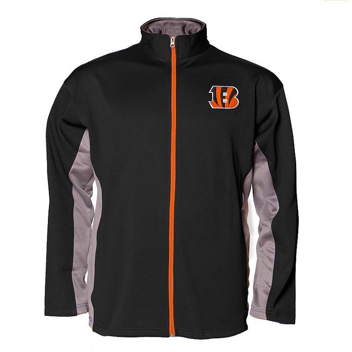 Big & Tall Cincinnati Bengals Jacket, Men's, Size: M Tall, Black