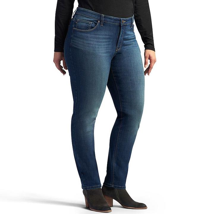 Plus Size Lee Harmony Dream Jean Jegging, Women's, Size: 24w Short, Dark Blue