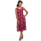 Women's Croft & Barrow&reg; Smocked Tank Dress, Size: Small, Dark Pink