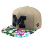 Adult Top Of The World Michigan Wolverines Coast Adjustable Cap, Med Grey