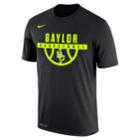 Men's Nike Baylor Bears Dri-fit Basketball Tee, Size: Large, Bay Black