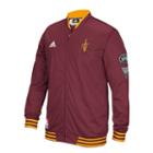 Men's Adidas Cleveland Cavaliers On-court Warm Up Jacket, Size: Medium, Dark Red