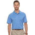 Men's Haggar&reg; Regular-fit Solid Textured Performance Polo, Size: Xl, Blue