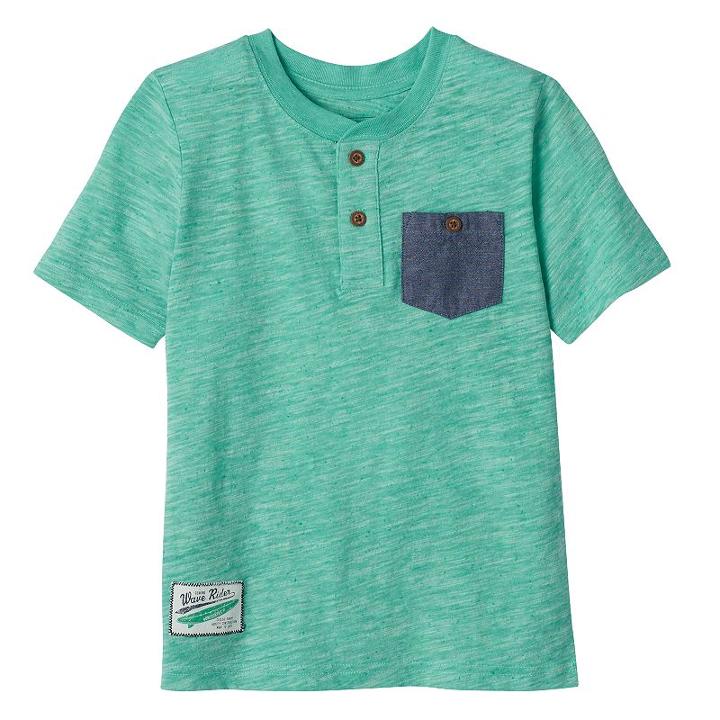 Boys 4-7 Sonoma Goods For Life&trade; Slubbed Short Sleeve Tee, Boy's, Size: 7x, Green