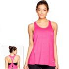 Women's Colosseum Zeal Twist Back Tank, Size: Large, Dark Pink