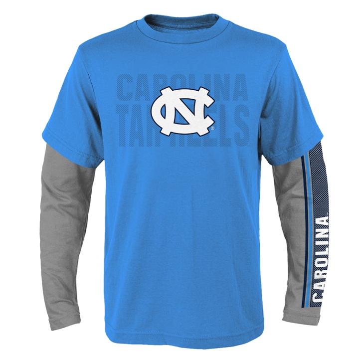 Boys 8-20 North Carolina Tar Heels Playmaker Tee Set, Size: M 10-12, Light Blue
