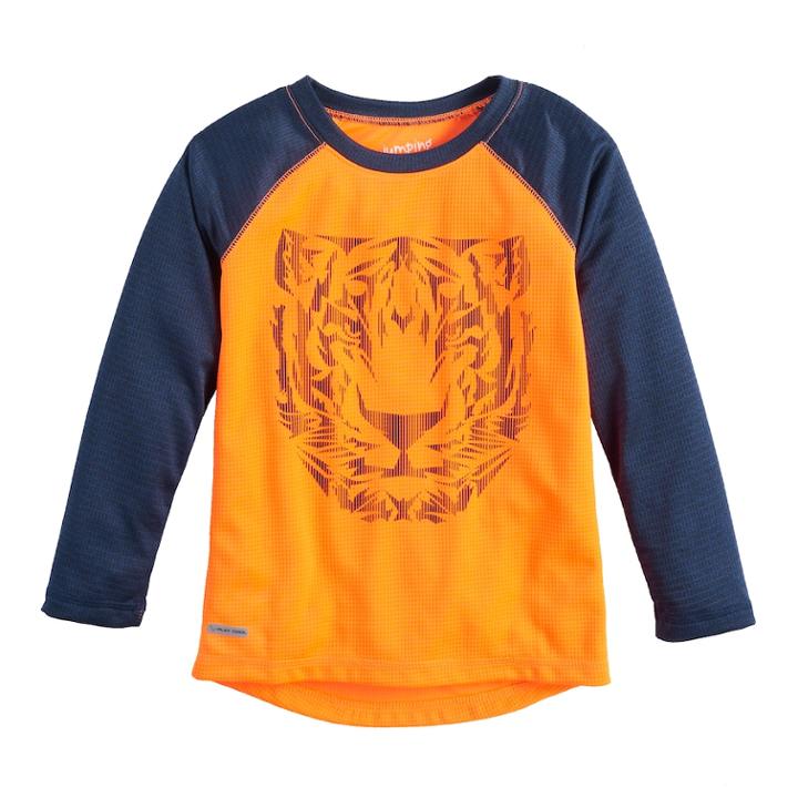 Boys 4-10 Jumping Beans&reg; Graphic Raglan Tee, Size: 5, Brt Orange
