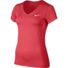 Women's Nike Cool Victory Dri-fit Base Layer Tee, Size: Medium, Orange Oth