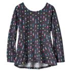 Girls 4-10 Jumping Beans&reg; Pieced Graphic Tunic, Size: 8, Grey