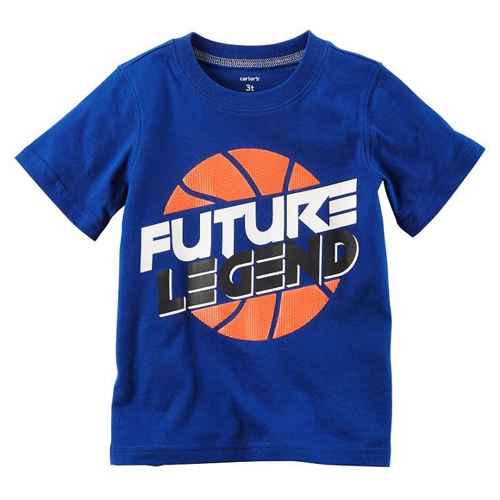 Boys 4-8 Carter's Sport-themed Graphic Tee, Size: 8, Med Blue