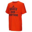 Boys 8-20 Adidas Soccer Over Everything Tee, Size: Xl, Drk Orange