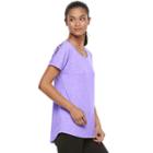 Women's Tek Gear&reg; Lattice Shoulder Tee, Size: Small, Med Purple