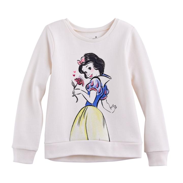 Disney's Snow White Girls 4-10 High-low Fleece Pullover By Jumping Beans&reg;, Size: 7, White Oth