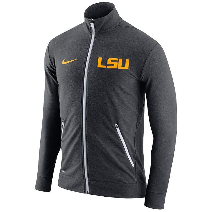Men's Nike Lsu Tigers Dri-fit Touch Jacket, Size: Xl, Ovrfl Oth