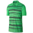Men's Nike Essential Regular-fit Dri-fit Striped Performance Golf Polo, Size: Xl, Green