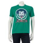 Men's Dc Comics The Joker Tee, Size: Medium, Brt Green