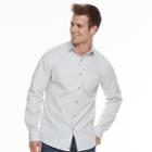 Men's Marc Anthony Slim-fit Stretch Button-down Shirt, Size: Large, Light Blue