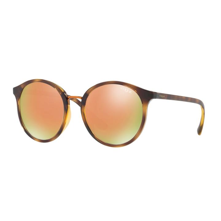 Gigi Hadid For Vogue Vo5166s 51mm Round Mirrored Sunglasses, Women's, Pink Other