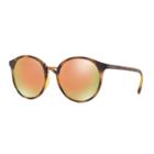 Gigi Hadid For Vogue Vo5166s 51mm Round Mirrored Sunglasses, Women's, Pink Other