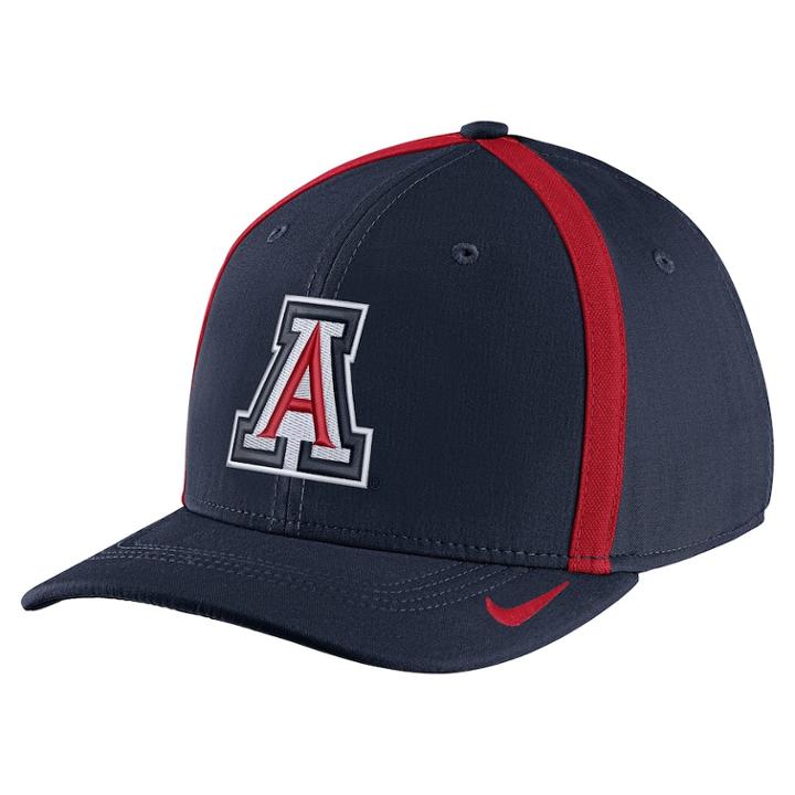 Adult Nike Arizona Wildcats Aerobill Sideline Cap, Men's, Blue (navy)