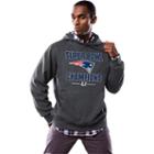 Big & Tall New England Patriots Super Bowl Li Champions Hoodie, Men's, Size: 6xl, Grey (charcoal)