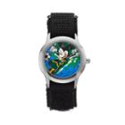 Disney's Mickey Mouse Soccer Boys' Time Teacher Watch, Black