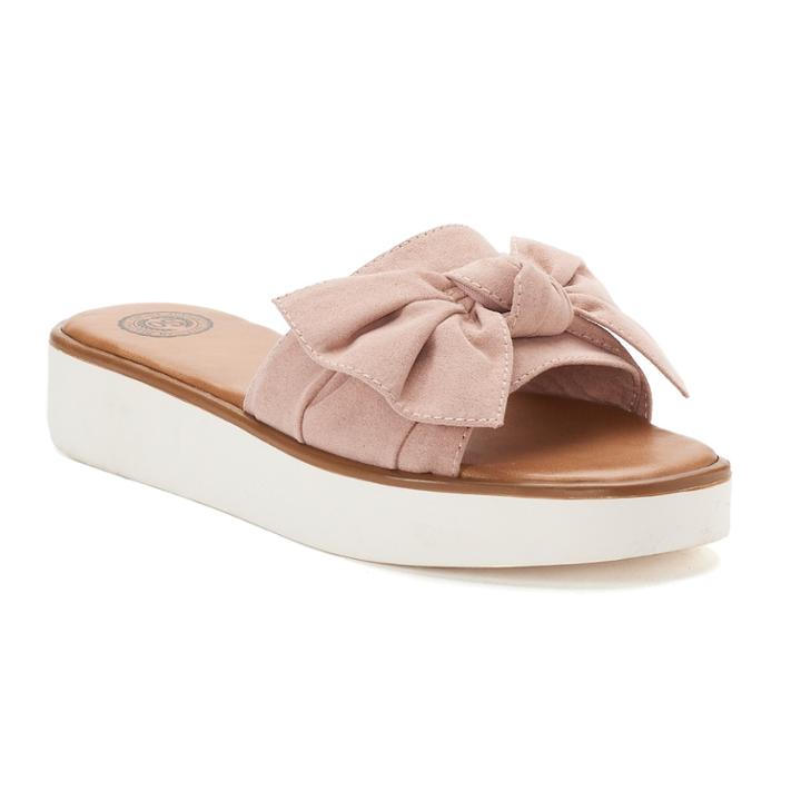 So&reg; Dragonfish Women's Slide Sandals, Size: Medium (7.5), Pink
