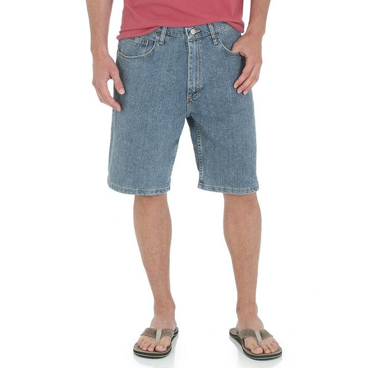 Men's Wrangler Regular-fit Shorts, Size: 40 - Regular, Blue (navy)
