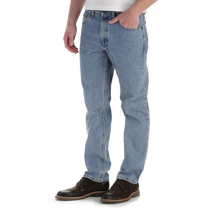 Men's Lee Regular Fit Straight Leg Jeans, Size: 29x34, Blue