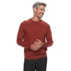 Men's Croft & Barrow&reg; Crew Sweater, Size: Large, Orange