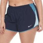 Plus Size Nike Dry Running Shorts, Women's, Size: 1xl, Light Blue