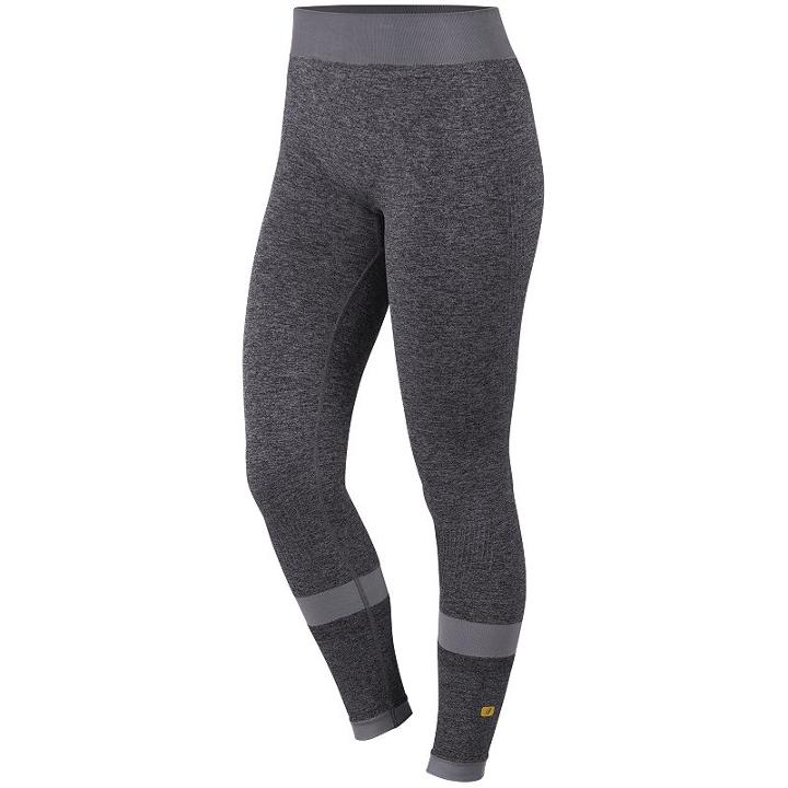 Women's Asics Fit-sana Seamless Running Tights, Size: Medium, Dark Grey