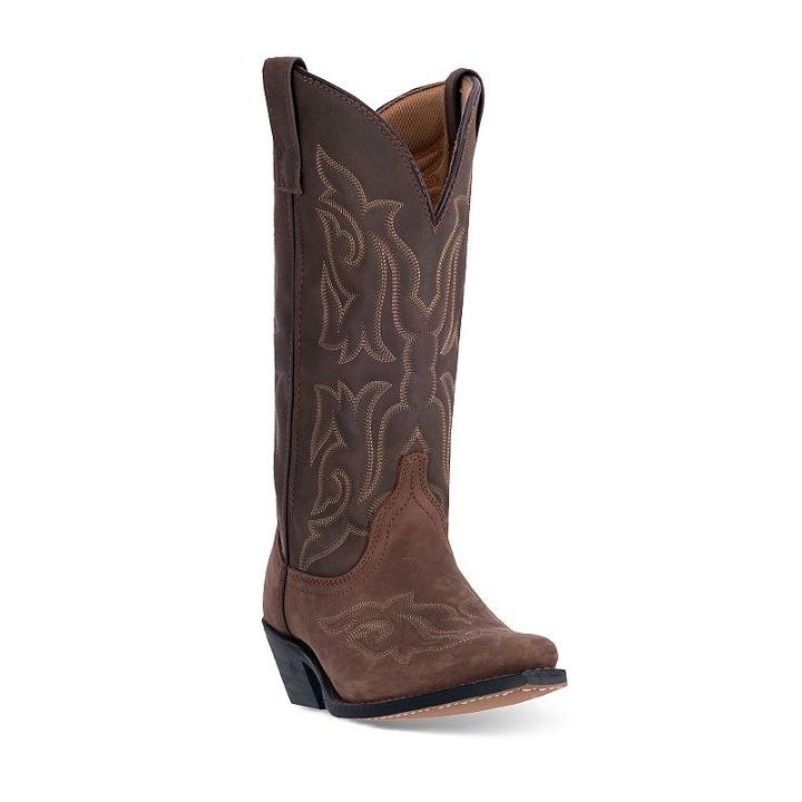 Laredo Runaway Women's Cowboy Boots, Size: 9.5 Wide, Brown