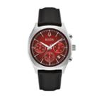 Bulova Men's Accutron Ii Leather Chronograph Watch - 96b238, Black