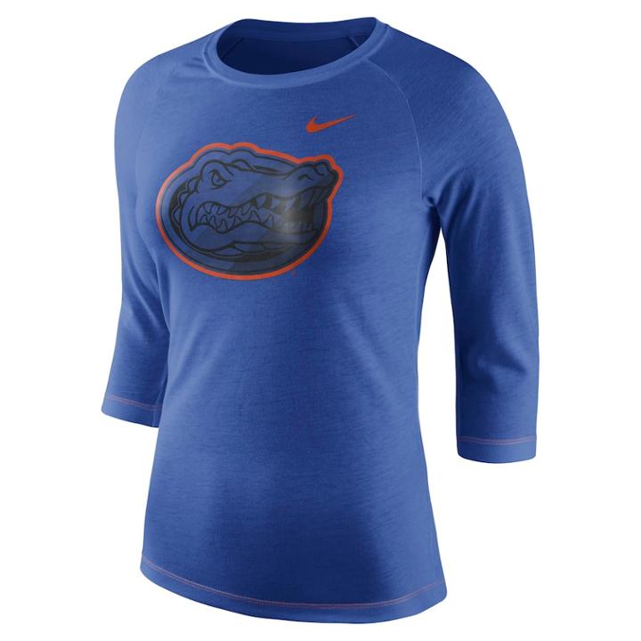 Women's Nike Florida Gators Champ Drive Tee, Size: Xl, Blue