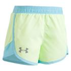 Toddler Girl Under Armour Colorblock Dolphin-hem Shorts, Size: 2t, Green