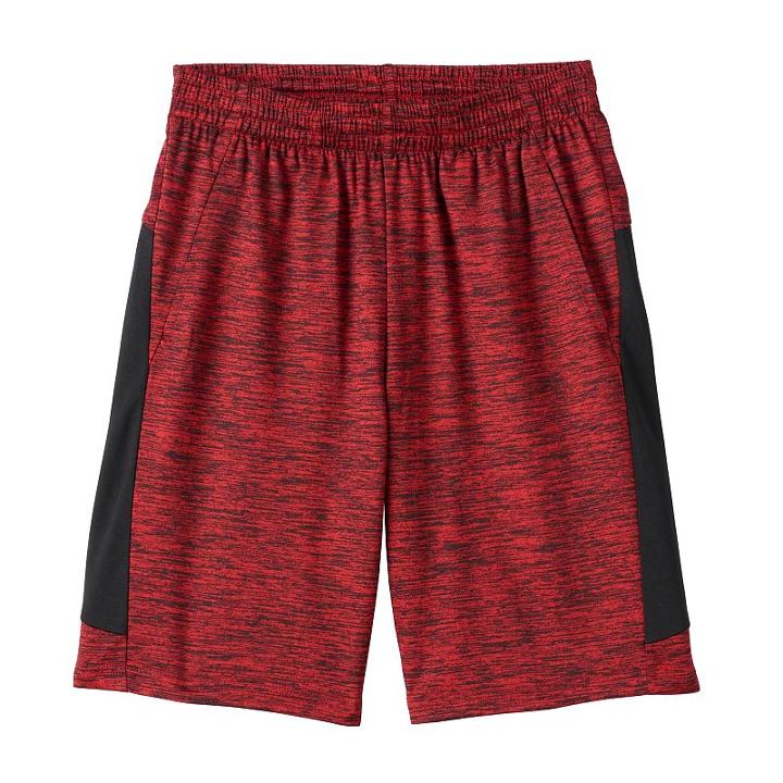 Boys 8-20 Tek Gear&reg; Space Dyed Shorts, Boy's, Size: Xl, Dark Red
