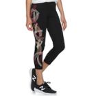 Juniors' So&reg; Tie-dye Yoga Capri Leggings, Teens, Size: Xs, Black
